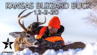 Real Time  Kansas Opening Day Kyles Blizzard Buck [upl. by Ichabod828]