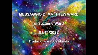 Messaggio di Matthew Ward di Suzanne Ward 01112022 [upl. by Dickens800]