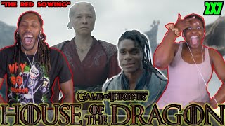 HOTD IS INSANE HOUSE OF THE DRAGON Season 2 Episode 7 REACTION 2x07 quotThe Red Sowingquot HOTD [upl. by Ailey]