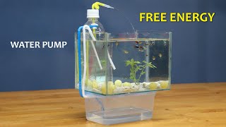 Free Energy Water Pump science project  DIY Water Pump Without Electricity [upl. by Enois]