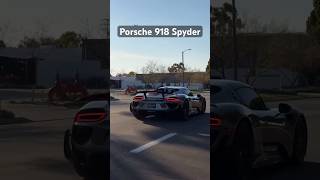 Porsche 918 Spyder acceleration automobile exhaust sound porsche porsche918spyder [upl. by Asenav]