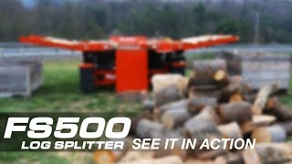 FS500 2Way Wood Splitter in Action  WoodMizer [upl. by Doscher116]