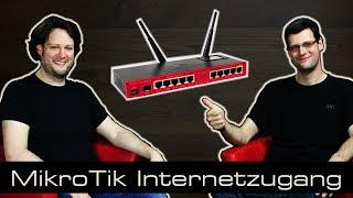 MikroTik Tutorial 03 Internetzugang deutsch [upl. by Ojaras]