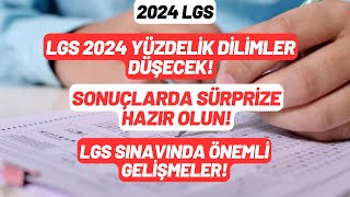 LGS yüzdelikleri düşecek 2024  Okul puanları ve yüzdelik dilimler nasıl olacak hangi yıla benzer [upl. by Benkley]