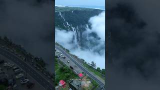 megaland daily nikhilbisaivlog monsoon travelblog waterfall instagram reel shortsfeed edit [upl. by Yonina]