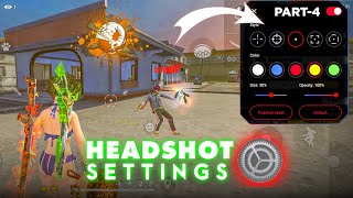 Free fire HEADSHOT settings  Free Fire new HEADSHOT settings [upl. by Niarfe]