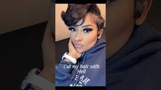 DIY Haircut Long natural to short relaxed Subscribe to my channel for more At Home maintenance [upl. by Paige509]