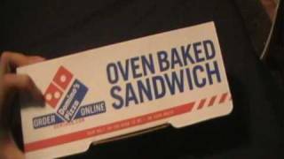 Dominos Philly Cheesesteak Baked Sandwich Review [upl. by Jenette]