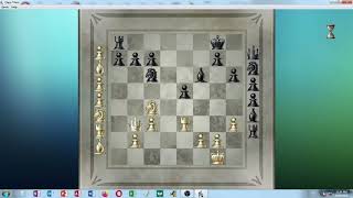 Chess Titans level 7 using both black and white vs computer Windows 7 silent video [upl. by Nylsaj]