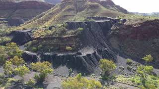 Wittenoom Blue Sky Mine  Pilbara  Western Australia  Ghost Town  DJI  Mini 2 [upl. by Marston]