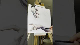 Práctica mano Bouguereau 1 Por Atoural paintingtutorial entretainment oilpainting relaxing [upl. by Wedurn]