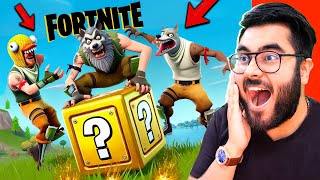 😂 LUCK BLOCKS FIGHT in Fortnite 🔥  Funny Moments 😂  Hitesh KS [upl. by Utley224]