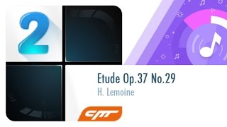 124 │Etude Op37 No29  H Lemoine │Piano Tiles 2 [upl. by Nuahsed]