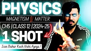 Magnetism amp Matter Detailed Oneshot  PYQ Chapter 5 Class 12 Physics CBSE 202425 🔥 cbse [upl. by Mariele]