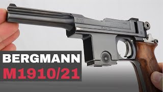 BergmannBayard Model 191021 Pistol  9mm [upl. by Hemetaf924]