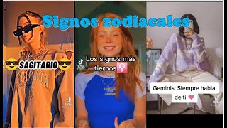 Recopilación de signos zodiacales Tik Tok  Things of girls [upl. by Burkhardt]