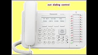 How to control out dialing in Panasonic IPPBX systems [upl. by Boni]