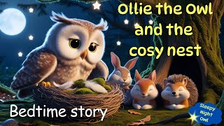 Ollie the Owls RELAXING Bedtime Story for Kids with Calming Music [upl. by Enayr]