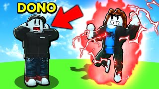 O DONO DO JOGO ENTROU E ATIVOU O PODER ILIMITADO NO ROBLOX ele se arrependeu no final [upl. by Leoni168]