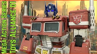 Toys Alliance Mega Action Series Optimus Prime [upl. by Warner]