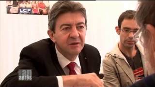 JL Mélenchon en aparté à la fête de lHumanité sur communisme et socialisme [upl. by Nomead441]