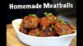 How To Make Meatballs  Delicious Homemade Meatball Recipe mrmakeithappen meatballs [upl. by Cohligan992]