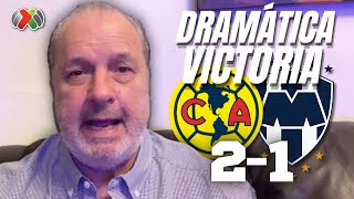 DRAMÁTICA VICTORIA DEL AMÉRICA  Club América vs Monterrey  Torneo Apertura 2024 Liga MX [upl. by Sidoma]