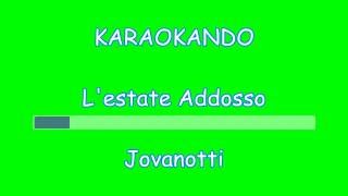 Karaoke  Lestate Addosso  Jovanotti  Lorenzo Cherubini  Testo [upl. by Delcina]