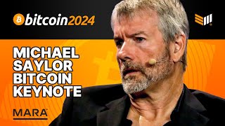 Michael Saylor Bitcoin 2024 Keynote Speech [upl. by Basso122]