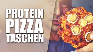 PROTEINZPIZZATASCHEN  einfacher amp günstiger Snack für unterwegs [upl. by Zeni794]