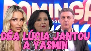 DÉA LÚCIA JANTOU A YASMIN BRUNET na gravação do DOMINGÃO COM HUCK  BBB BBB24 domingãocomhuck [upl. by Esnofla]