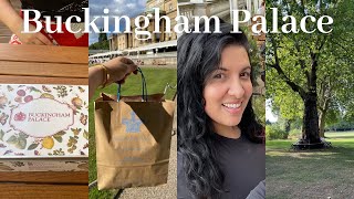 Royal AFTERNOON TEA at Buckingham Palace Monarch Merch from the gift shop amp a stroll in the GARDENS [upl. by Ramma]