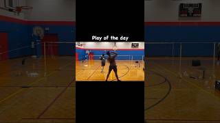 Play of the day badminton badmintonindonesia sports fungames indoorgames smashultimate [upl. by Akirehs]