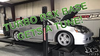 CXRacing Turbo K20A3 RSX Dyno Session [upl. by Ahsieyn112]