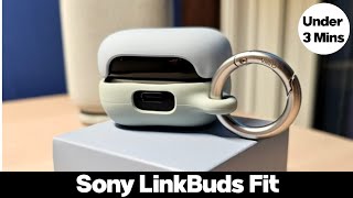 Sony LinkBuds Fit in under 3 minutes [upl. by Nahamas]