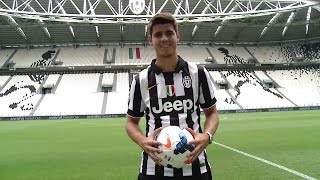 MorataDay Alvaro Moratas first day at Juventus [upl. by Miguela]