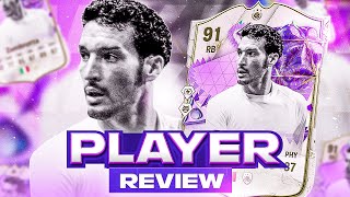 5⭐5⭐ 91 ULTIMATE BIRTHDAY ICON ZAMBROTTA SBC PLAYER REVIEW  FC 24 Ultimate Team [upl. by Aikam878]