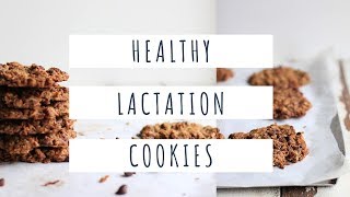 Healthy Lactation Cookies  Dairy Free [upl. by Adnotal]