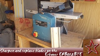 Planer Blade Sharpening  Simple Jig [upl. by Germayne]