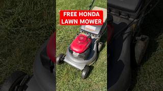 Fixing a FREE Honda Lawn Mower honda lawnmower [upl. by Swope]