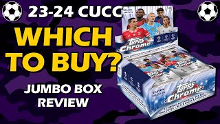 202324 Topps Chrome UEFA Jumbo Box Soccer Review [upl. by Stempson197]