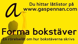 Forma bokstäver [upl. by Gnoc]