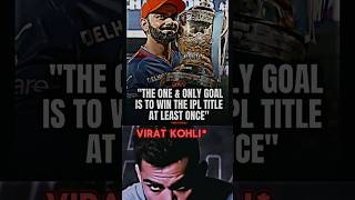 Virat kohli mindset for ipl 2025 shorts cricket ipl viratkohli rcb [upl. by Kcub758]