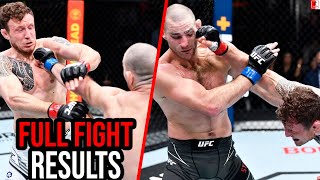 Jack Hermansson Vs Sean Strickland UFC Vegas 47 Full Fight Results [upl. by Tay]