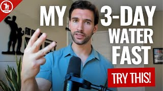 3Day Water Fast Dr As Personal Water Fasting Protocol  Benefits [upl. by Drandell379]