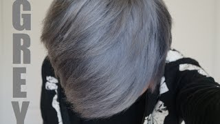 How to Dye Your Hair SilverGrey THE SAFE WAY [upl. by Arri]