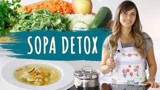 Sopa DETOX para Emagrecer [upl. by Zandt209]