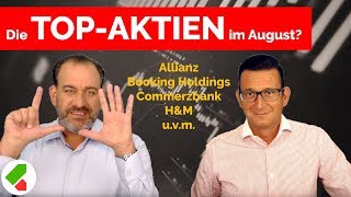 Allianz Booking Holdings Commerzbank HampM uvm  Feedback August  echtgeldtv 14082019 [upl. by Sherborne]