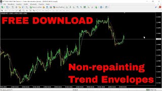 Nonrepainting Trend Envelopes Indicator FREE DOWNLOAD [upl. by Nyre]