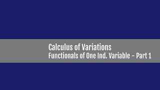 Calculus of Variations and the Functional Derivative [upl. by Adaminah]